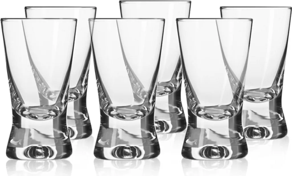Schnapsgläser Shotgläser 25ml 6 Stück KROSNO Pinnchen Stamperl Shot Glas Basic