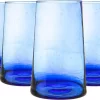 Nicola Spring 6 Stück Merzouga Recycled Longdrinkgläser Set - Trinkglas - 320ml - Blau -Pokalserie b1879a437f987045723633a64131be9c