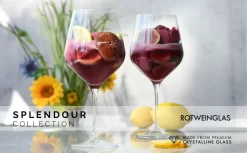 KROSNO Splendour Große Burgunder Rot-Weingläser, 6er-Set, 860 Ml -Pokalserie b247b9b47e1f3818be97cf144281f8ef