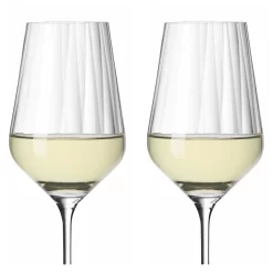 STERNSCHLIFF WEIßWEINGLAS-SET #2 VON DESIGN BY RITZENHOFF -Pokalserie b58be8f06fe187829e67570a5dd50715