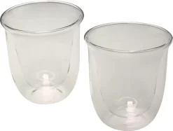 De'Longhi DeLonghi Cappuccino 2er Doppelwandiges Thermoglas -Pokalserie b6eff11bd655125a46af47419cfb36cc