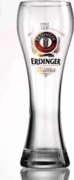 Weizenbierglas 0,5 Liter Erdinger