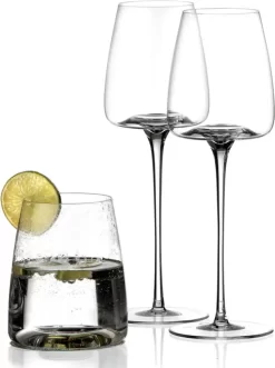 Zieher Vision Side Trinkglas 2er-Set, 480ml, Mundgeblasen, Kristallglas -Pokalserie b847a95b3a1323a92b10cfeb67252c05