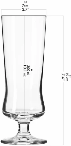 KROSNO Pina Colada Cocktailgläser Longdrinkgläser | Set Von 6 | 300 ML | Avant-Garde Kollektion | Perfekt Für Zuhause, Restaurants Und Partys | Spülmaschinenfest -Pokalserie ba64347f6d93ddf0e0daf62fcde06fe6