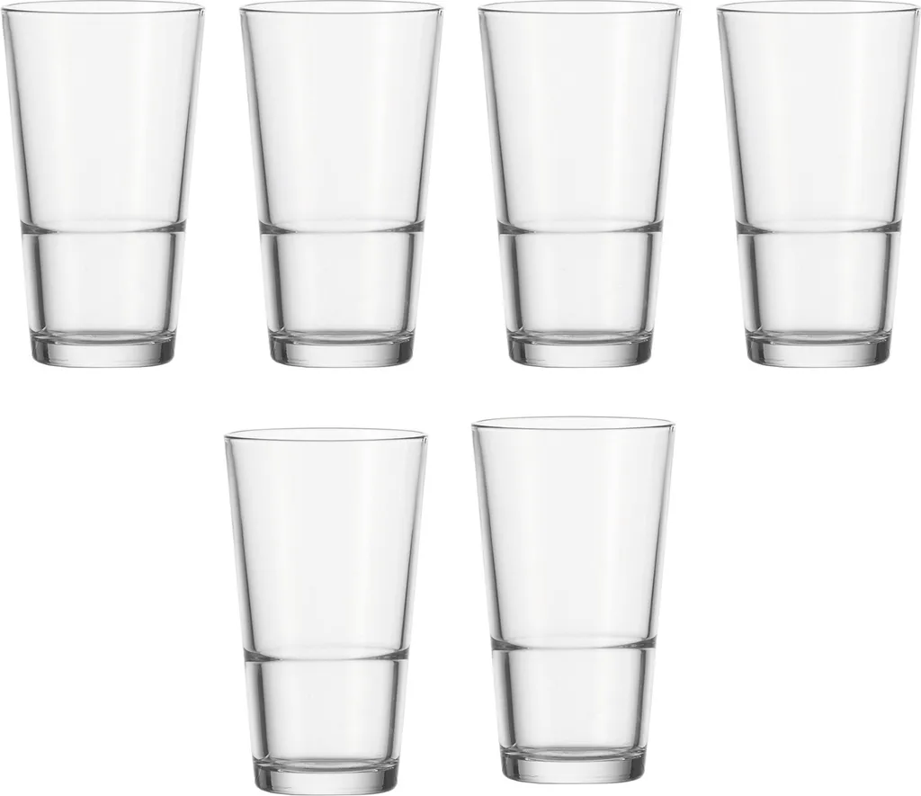 Leonardo Stapelbecher Set Event 6 Teilig Glas Trinkglas 330 Ml Spülmaschinenfest 5 Leonardo Stapelbecher Set Event 6 Teilig Glas Trinkglas 330 Ml Spülmaschinenfest – Bild 3