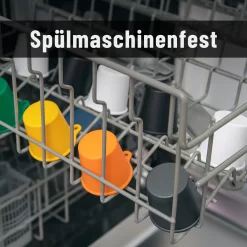 SoPro 12x Schnapsbecher Plastik 4 Cl Wiederverwendbar - Shotgläser 40 Milliliter Weiß - Mehrweg Schnapsglas Zum Umhängen -Pokalserie bed5dbc80aa5406bcbd662de60b927a3