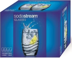 Sodastream Trinkglas 4er-Pack, Passend Zu Sodastream-Glaskaraffen -Pokalserie c0cf39538302c7bff03b4a9d84ec3cb8