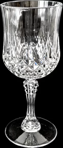 6er Set Kunststoff Weingläser Kristalleffekt 200ml / Ø7x16,5cm -Pokalserie c40bb8d716a8ff3e47da5a01441d0521