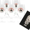 Birra Moretti 6er Set Bierglas 6x Glas Gläser Tulpe Mit 0,2L Eichung