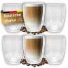 Felino® Latte Macchiato Gläser Doppelwandige Thermogläser Set [6 Stück] [350 Ml] Glas Tassen Groß Für Cappuccino, Kaffee, Espresso -Pokalserie cd32800bb7637aad0bb50d02f4e58c69