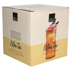 4x Mai Tai Glas 490 Ml Klarglas Cocktail-Kelch Tiki-Cocktail Rum-Longdrink Mai Tai Glass -Pokalserie cd352698a7455ce69b4c64242302839d