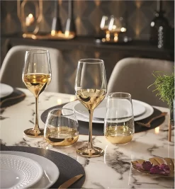 CreaTable 23461 Golden Days Weinglas 350 Ml, Klar (4er Pack) 7 CreaTable 23461 Golden Days Weinglas 350 Ml, Klar (4er Pack) -Pokalserie ce3fef8af2fd9ff8f562a26b4282defd