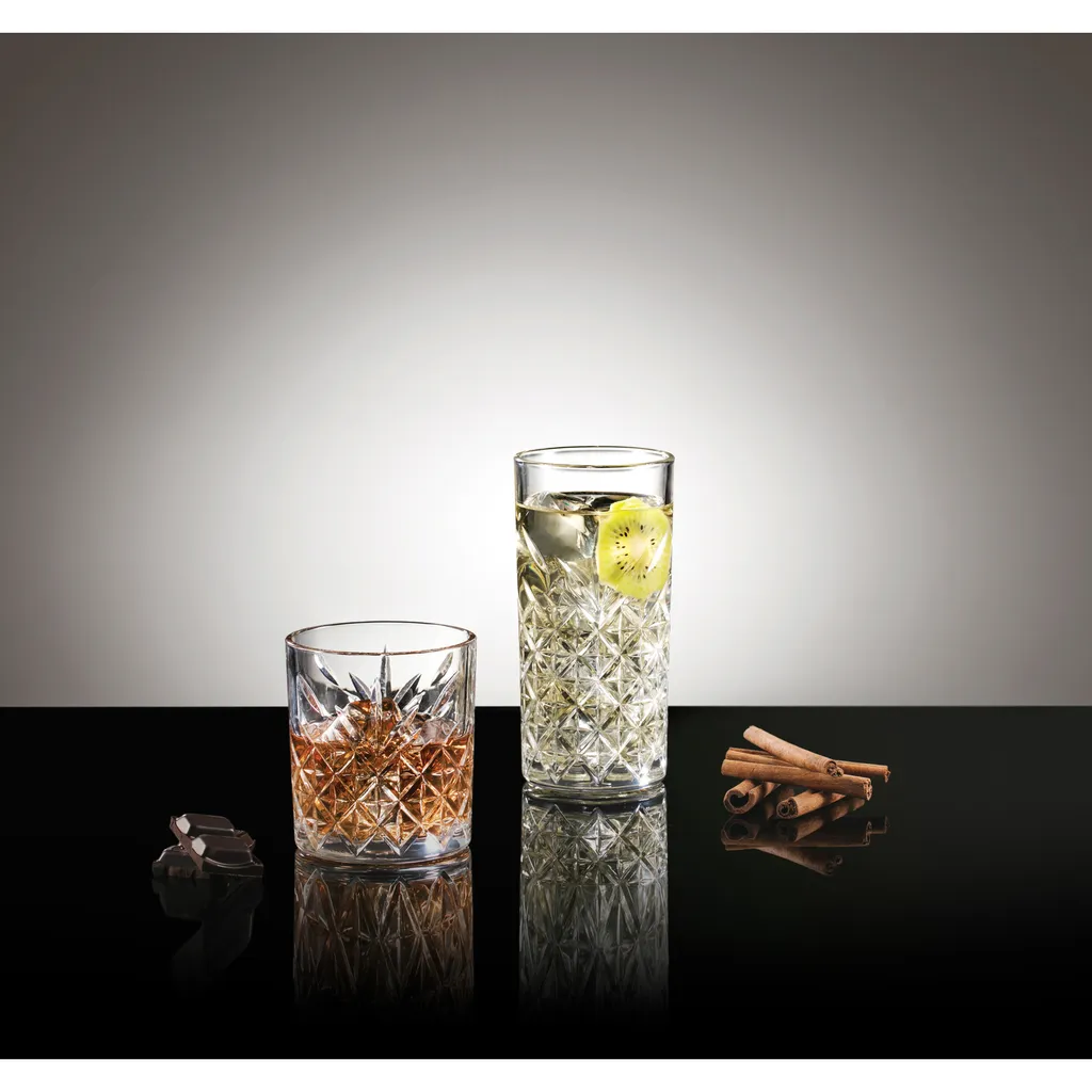 CreaTable 15459 Timeless Longdrinkbecher & Whiskygläser, Klar, 8-teilig (1 Set) 4 CreaTable 15459 Timeless Longdrinkbecher & Whiskygläser, Klar, 8-teilig (1 Set) – Bild 2