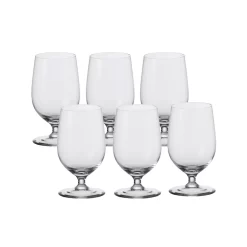 LEONARDO 061453 Ciao+ Wasserkelch, Glas, 310 Ml, H 13 Cm, Klar (6 Stück) -Pokalserie d01d5b3d91e573e6a6564934d97935f5