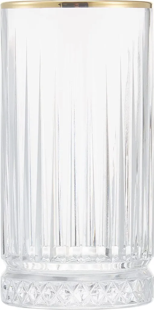 Pasabahce Elysia Golden Touch Long Drink Gläser 4-teiliges Set Mit Goldrand 280ml 4 Pasabahce Elysia Golden Touch Long Drink Gläser 4-teiliges Set Mit Goldrand 280ml – Bild 2