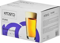 KROSNO Pure Weizen Biergläser, 6er-Set, 530 Ml -Pokalserie d22ff7031d094ad703916189a020e99d
