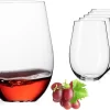 IMPERIAL Moderne Weingläser Ohne Stil Aus Glas 570ml Set 6-Teilig Groß -Pokalserie d26252379e2680f9104d158a1dd0568d