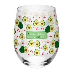 H:)PPY Life 47572 Trinkglas Avocado, 60 Cl, Konisch
