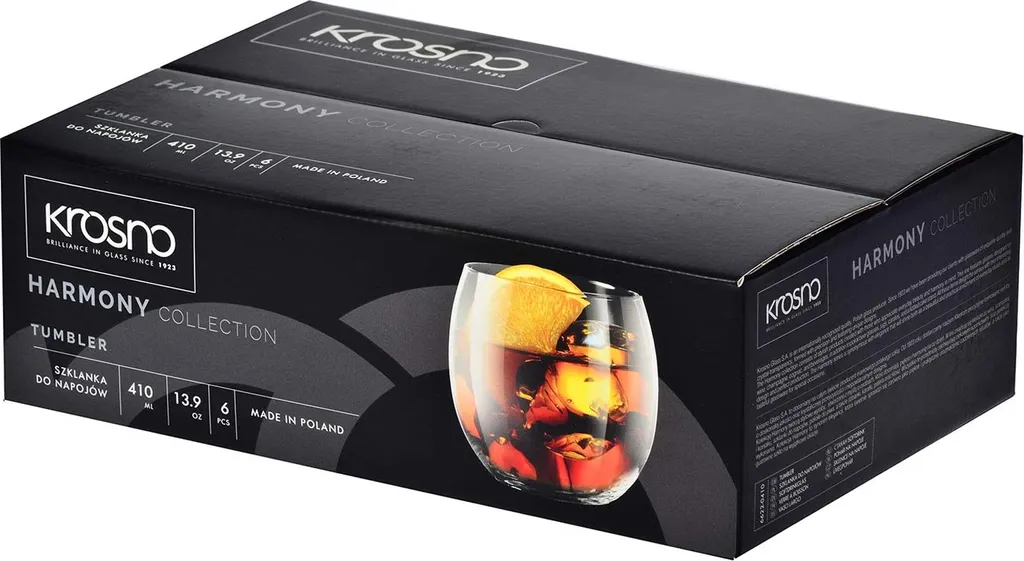 KROSNO Harmony Wassergläser Saftgläser Trinkgläser | Set Von 6 | 410 ML | Spülmaschinenfest 11 KROSNO Harmony Wassergläser Saftgläser Trinkgläser | Set Von 6 | 410 ML | Spülmaschinenfest – Bild 9