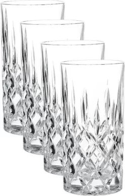 Nachtmann 0089208-0 Noblesse Longdrinkbecher, 375 Ml, 14,8 Cm, Klar (4er Pack) -Pokalserie d3fa21051c9eb0ff2be12e8549a58304