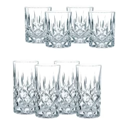 Nachtmann Nobelesse Gläser 4 Longdrinkgläser 4 Whiskygläser -Pokalserie d4610e5200e17c48222f7f7e6a140671
