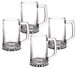 Bierseidel 380ml Jarra - Sternboden 4 Stück - Bierkrug