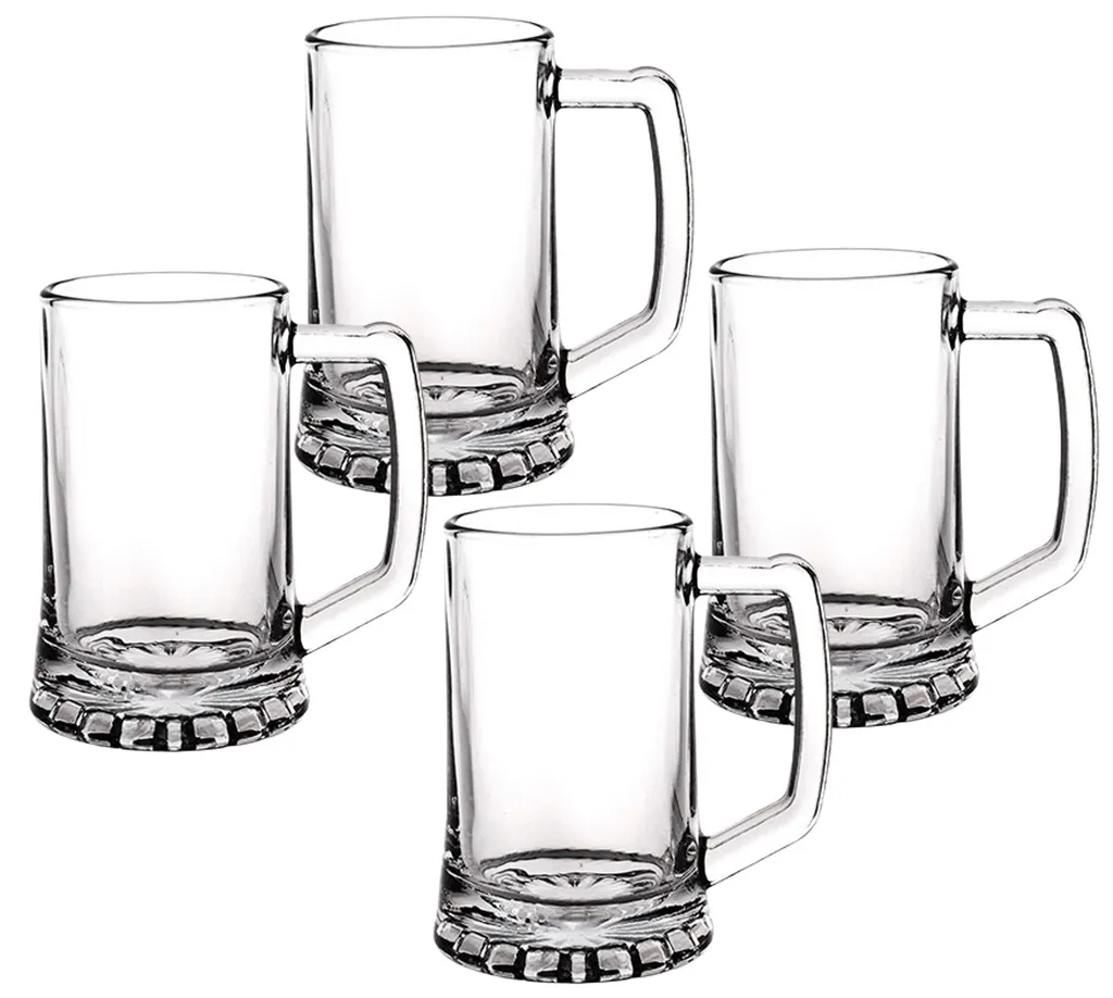 Bierseidel 380ml Jarra - Sternboden 4 Stück - Bierkrug 3 Bierseidel 380ml Jarra - Sternboden 4 Stück - Bierkrug