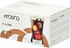 KROSNO X-Line Wassergläser, 6er-Set, 200 Ml -Pokalserie d8a0c68948af019e6f2ffa15c8bc860b
