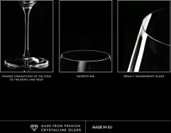 KROSNO Splendour Große Burgunder Rot-Weingläser, 6er-Set, 860 Ml -Pokalserie d9e5a5a3a2c790e99fe3b33ea4ef31cb