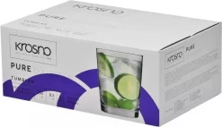 KROSNO Pure Wassergläser, 6er-Set, 250 Ml -Pokalserie db4003ec7c2097ce2d2062fb2f4c2de0