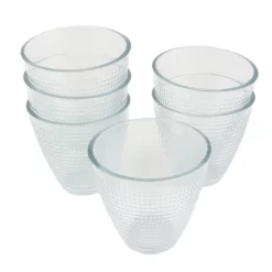 Orange85 Trinkgläser Wassergläser 6 Stück Transparent 220ml -Pokalserie dc1ff61b9c99268a7fcbe1f980644941