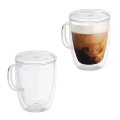 Relaxdays Doppelwandige Kaffeegläser 2er Set -Pokalserie e11017245c206a8fc2bd16255cd1b92c