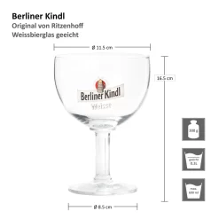 2er Set Berliner Kindl Weisse Gläser 300ml Bierglas Pokal Eichstrich 0,3L Edle Biertulpe Hoch Fuß -Pokalserie e1813673eaf62529cdaf03e0a447bfdd