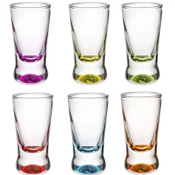 Shotgläser Set 6 Teilig Bunt Schnapsgläser 2,5cl Tequilagläser Wodkagläser Pinnchen -Pokalserie e210b5e7fbe1627e65ec8ef749c8d684