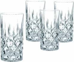 Nachtmann 0089208-0 Noblesse Longdrinkbecher, 375 Ml, 14,8 Cm, Klar (4er Pack) -Pokalserie e2b45290b51c9968f497ad7a7f2e9de8