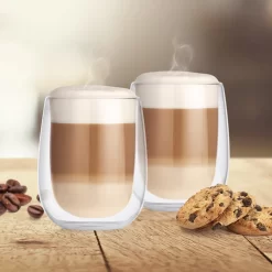 GOURMETmaxx Latte Macchiato Thermogläser - 2er-Set -Pokalserie e3073dad9d4a46965d9990a44a226a69
