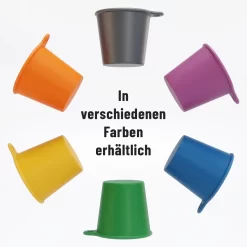 SoPro 12x Schnapsbecher Plastik 4 Cl Wiederverwendbar - Shotgläser 40 Milliliter Schwarz - Mehrweg Schnapsglas Zum Umhängen -Pokalserie e5dab868902bef48f192d276de02de4e 1