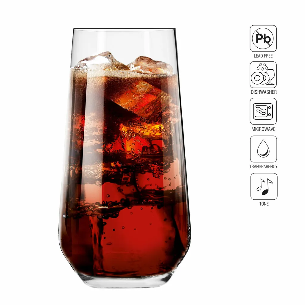 KROSNO Splendour Longdrinkgläser, 6er-Set, 480 Ml 5 KROSNO Splendour Longdrinkgläser, 6er-Set, 480 Ml – Bild 3