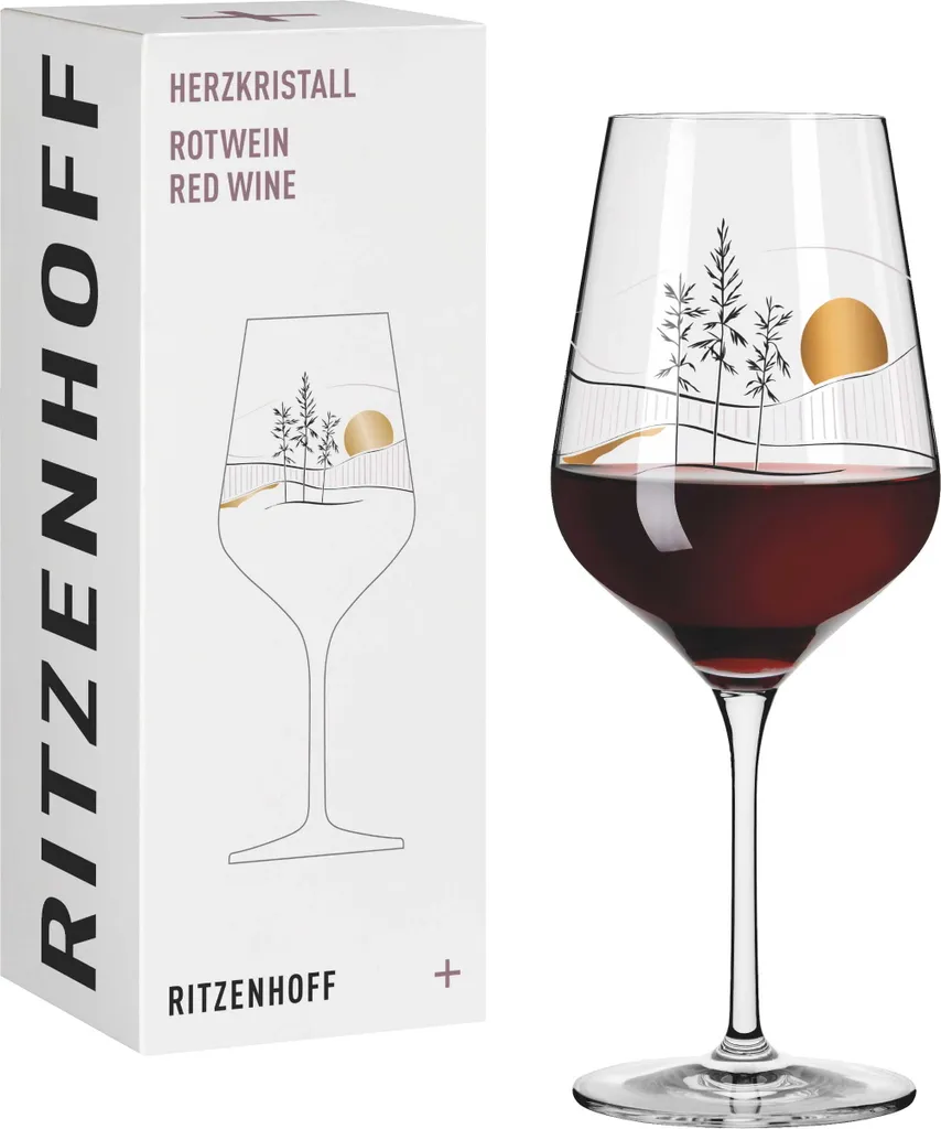 Herzkristall Rotweinglas #8 Von Christine Kordes 3 Herzkristall Rotweinglas #8 Von Christine Kordes