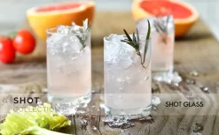 KROSNO Shot Vodkagläser, 6er-Set, 50 Ml