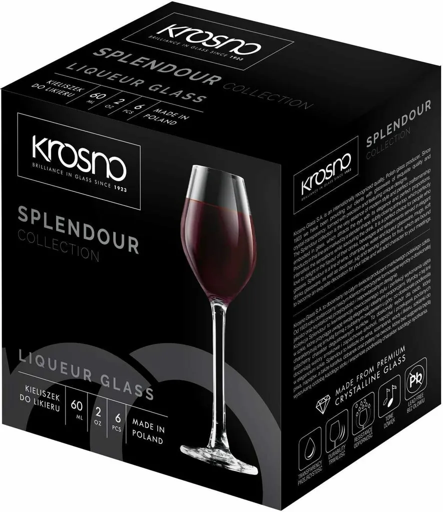 KROSNO Splendour Likörgläser, 6er-Set, 60 Ml 13 KROSNO Splendour Likörgläser, 6er-Set, 60 Ml – Bild 11