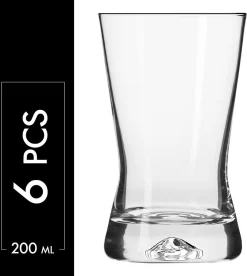 KROSNO X-Line Wassergläser, 6er-Set, 200 Ml -Pokalserie ecbf2eaf78e8da6bf40ac52ac159f0e1