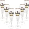 Radeberger Pilsener Bierpokal Glas Gläser-Set - 6x Pilstulpen 0,3l Geeicht