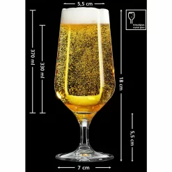 Ritzenhoff & Breker Bierglas Mambo 4er Set, Biertulpen, Kristallglas, Klar, 370 Ml, 814606 -Pokalserie f7dff15c19a3799c6d66a7313f441b88