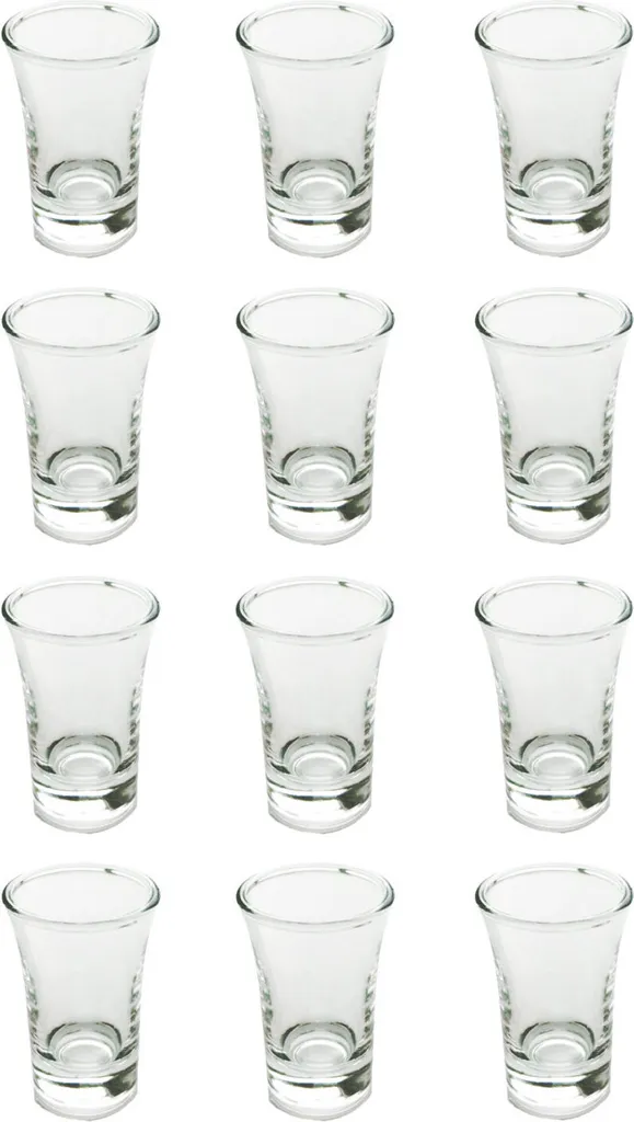 Schnapsgläser Shooter Stamper Glas Klassische Leichte V-Form 40 Ml 12 Stück 3 Schnapsgläser Shooter Stamper Glas Klassische Leichte V-Form 40 Ml 12 Stück