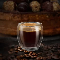 Creano Doppelwandige Espresso-Gläser, 4er-Set 100ml Thermo-Gläser Mit Schwebe-Effekt -Pokalserie fb8e675394273ab3205e5049bdef5d6d