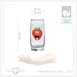 Trinkgläser Mit Lustigen Fruchtgesichtern 350ml (max. 400ml) Set 6 Teilig Aus Glas Bunt 12 Trinkgläser Mit Lustigen Fruchtgesichtern 350ml (max. 400ml) Set 6 Teilig Aus Glas Bunt -Pokalserie fe0f2d302a5fa435b60f5beece49a2b1