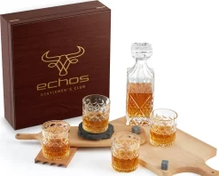 Echos Whiskyset | Whiskygläser | 6-Teiliges Whiskeyset